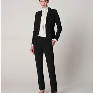 Winser London Black Miracle Classic Trouser Pants 16 NWT